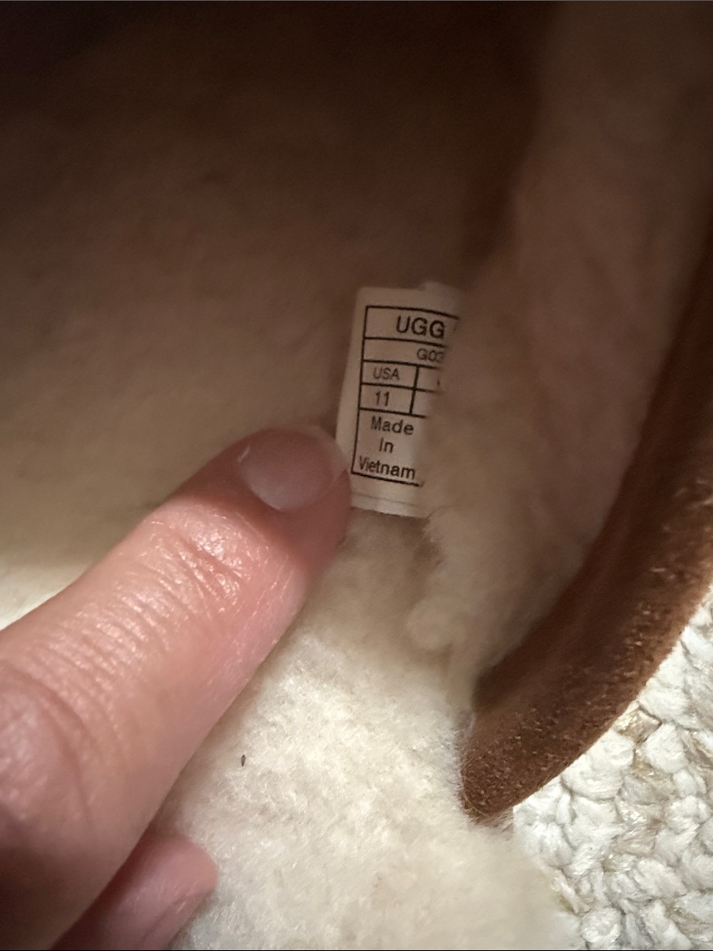 UGG Chestnut Suede Shearling Mule Slippers - Mens - Picture 3 of 3